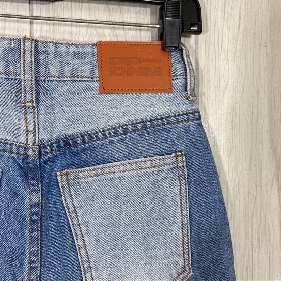 NEW Princess Polly Springfield Mom Mid Wash Two Tone Denim Jeans size 0 NWT - Picture 12 of 15
